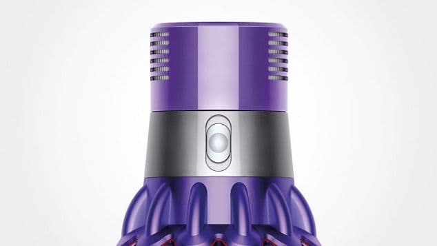 Part of Dyson V10 Animal viser 3 styrkeindstillinger