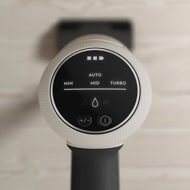 Nærbillede af displayet på Electrolux Hygenic 800