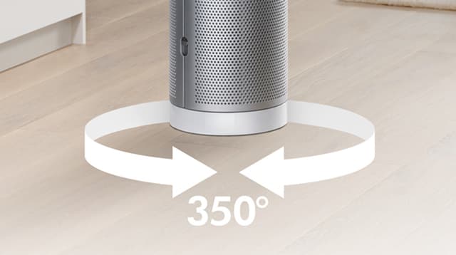 Dyson Pure Cool -ilmanpuhdistin tuo puhdasta ilmaa 350 astetta itsensä ympäri