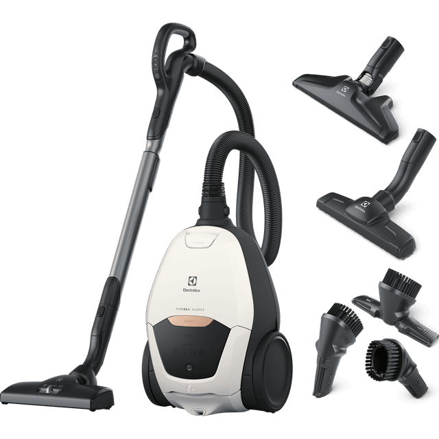 Produktbilde av Electrolux Pure D8.2 og alle delene som følger med