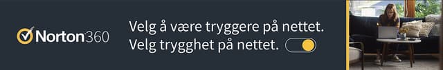Norton Top Banner med norsk tekst