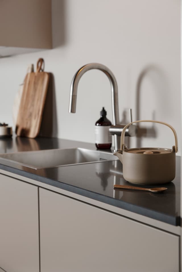 Trend - Greige - Detail of sink
