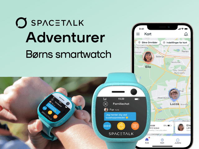 Spacetalk Adventurer - Børns smartwatch - visning af funktioner