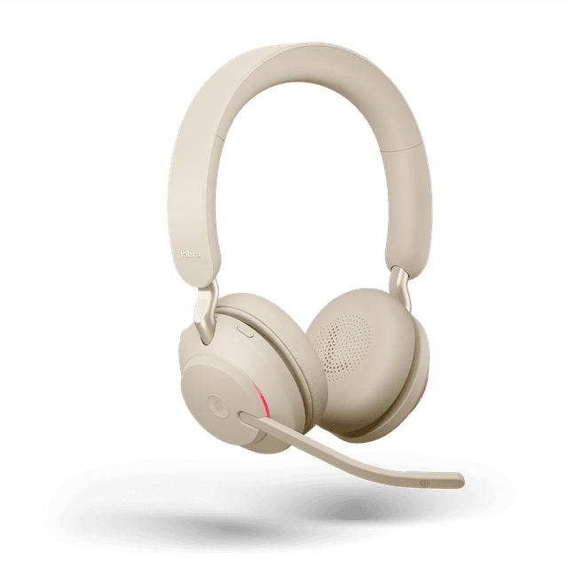 Jabra - Beige Evolve2 65 hörlurar