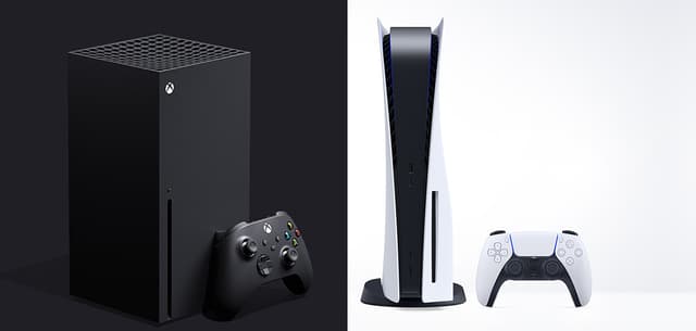PS5 vs Xbox Series X.
