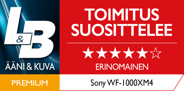 Sony WF-1000XM4 - Ääni ja kuva -palkinto