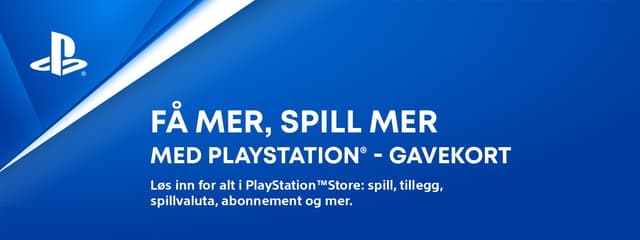 PlayStation Plus banner med norsk tekst
