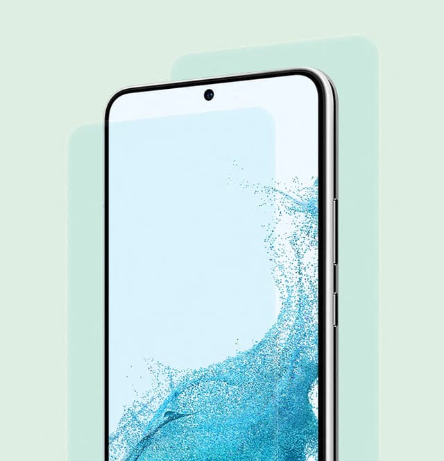 Samsung Galaxy S22 -puhelimen etupuoli