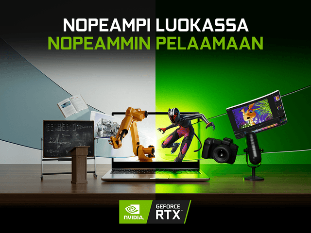 NVIDIA - Nopeampi luokassa, nopeampi pelaamaan
