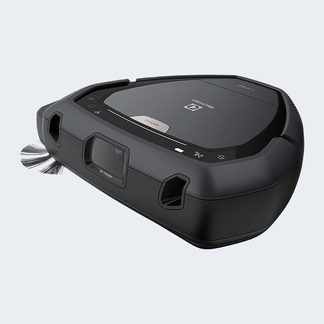 Sort robotstøvsuger af mærket Electrolux