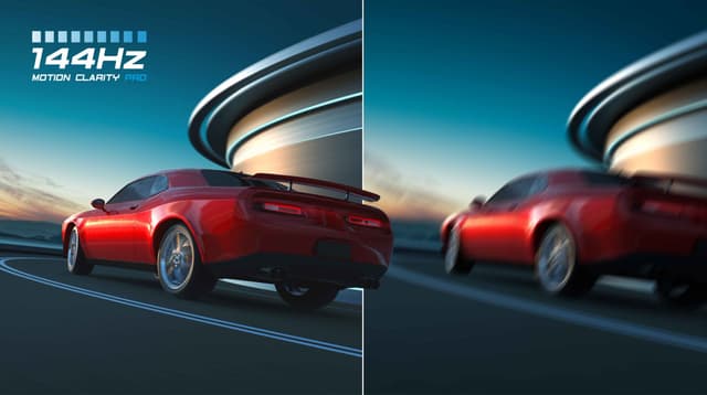 Motion Clarity - car in motion