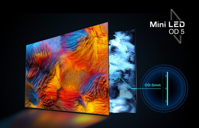TCL - Fargerike mønstre på Mini LED TV 