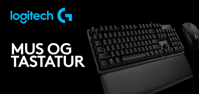 Logitech G mus og tastatur