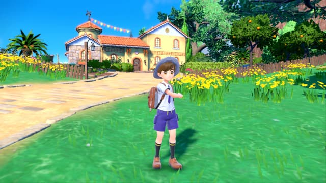Guttekarakter fra Pokémon Scarlet / Pokémon Violet spillet