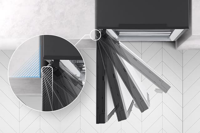 Zero-clearance hinges - monter rett ved siden av en vegg