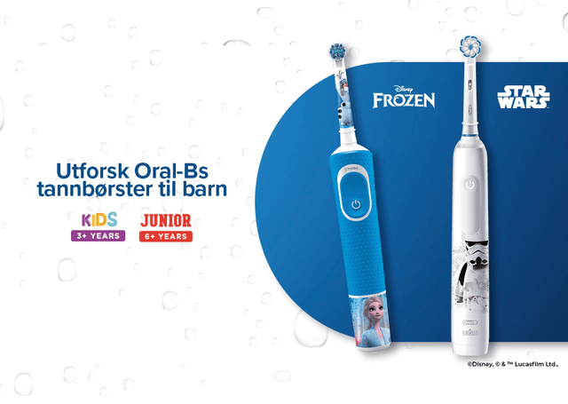 Oral B - Elektriske tannbørster for barn