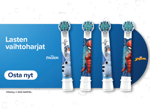 Oral-B-vaihtoharjat lapsille