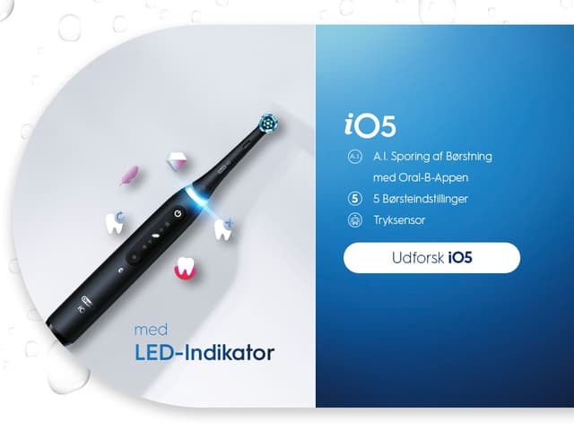 Oral B iO5 with a LED indicator