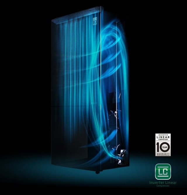 Inverter Linear Compressor med 10 års garanti