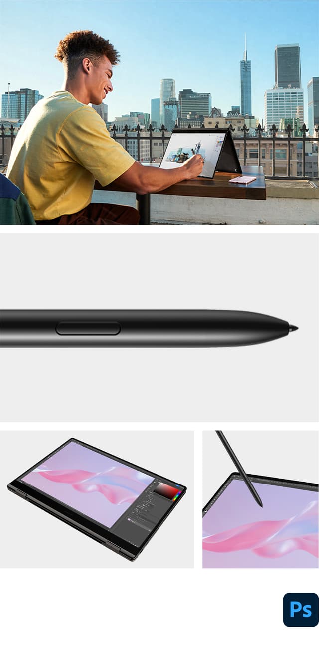Samsung Galaxy Book3 Pro 360 med S Pen