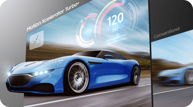 Samsung TV and Motion Xcelerator Turbo+ 4K@120Hz (HDMI 2.1)