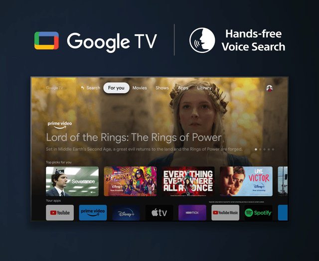 Google TV - hands free