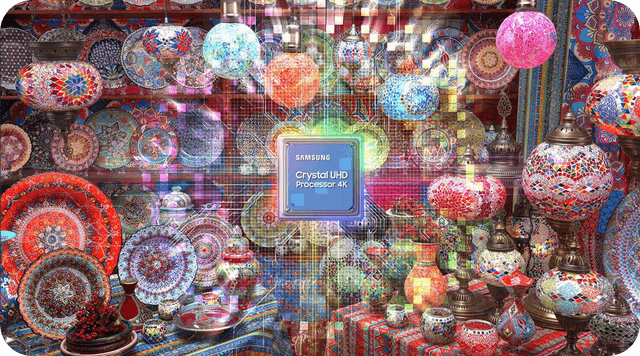 Samsung TV og Crystal Prosessor 4K