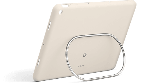 Pixel Tablet med beige fodral