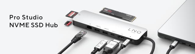 LINQ Pro Studio NVME SSD Hub - optimal mobil tilkobling
