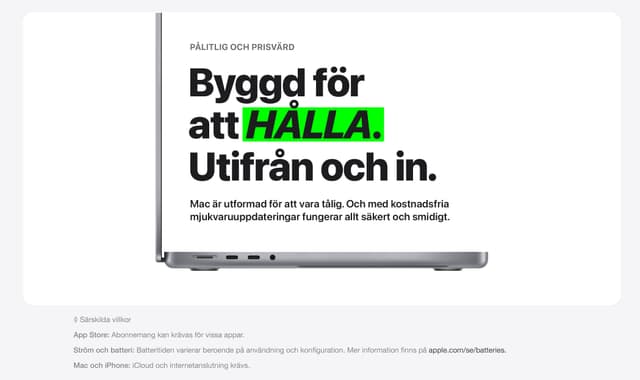 Byggd för att hålla. Med kostnadsfria mjukvaruuppdateringar fungerar allting smidigt och säkert.