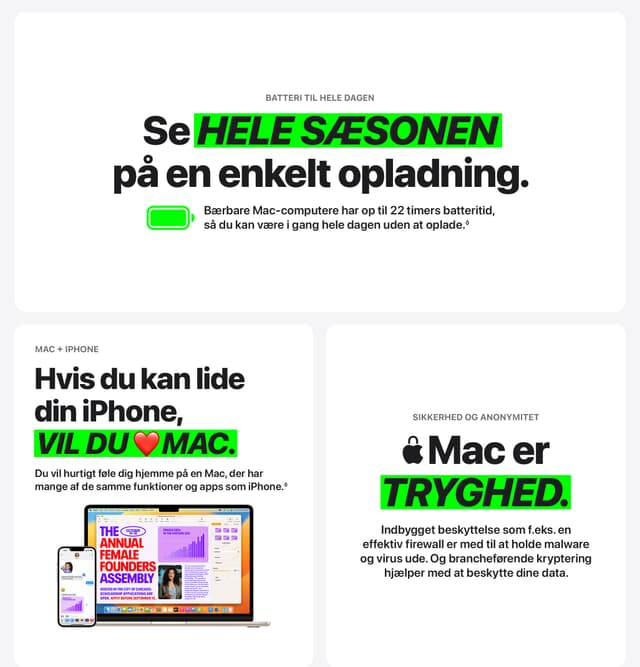 Apple - Billedkollage med forskellige billeder med informationer om apple iPhone