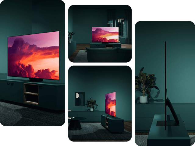 Samsung - TV - Samsung OLED billedkollage