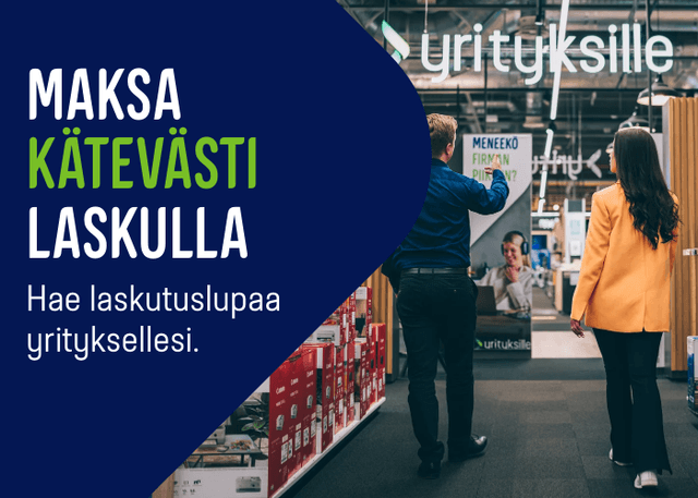 Maksa kätevästi laskulla