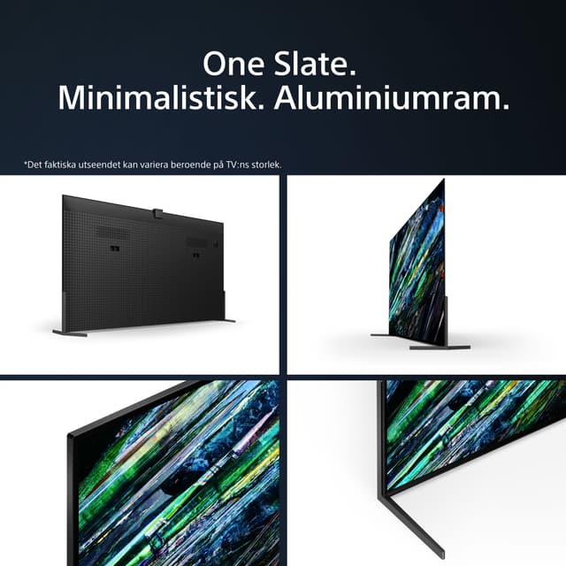 One Slate. Minimalistisk. Aluminiumram.