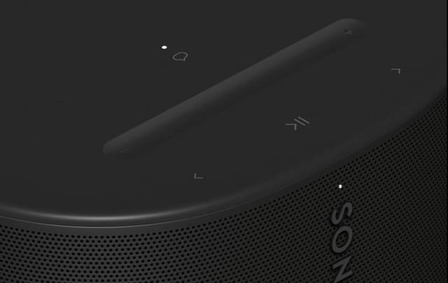Sonos - Deaktiver din mikrofon ved at slide kontakten fra på toppen af højttaleren