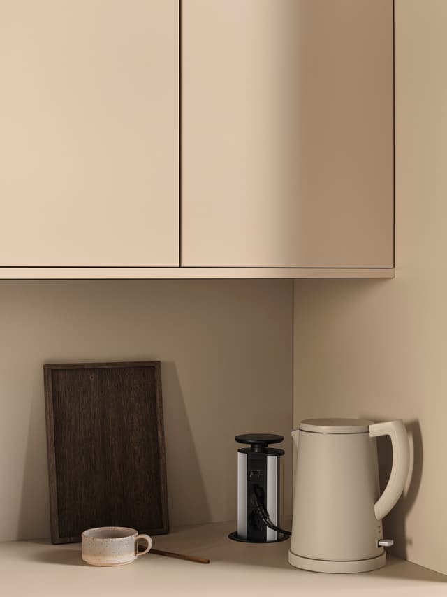 Epoq - Trend-keittiö soft beige pehmeän beigensävyiset keittiön etulevyt