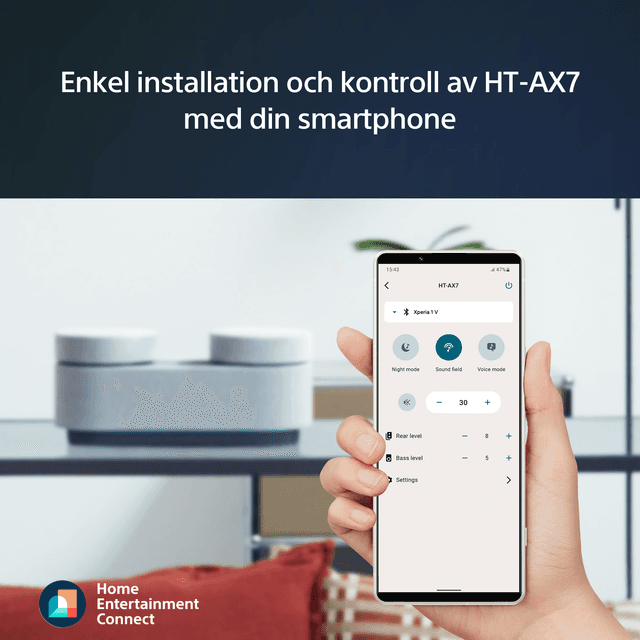 Sony HT-AX7 bärbart teatersystem
