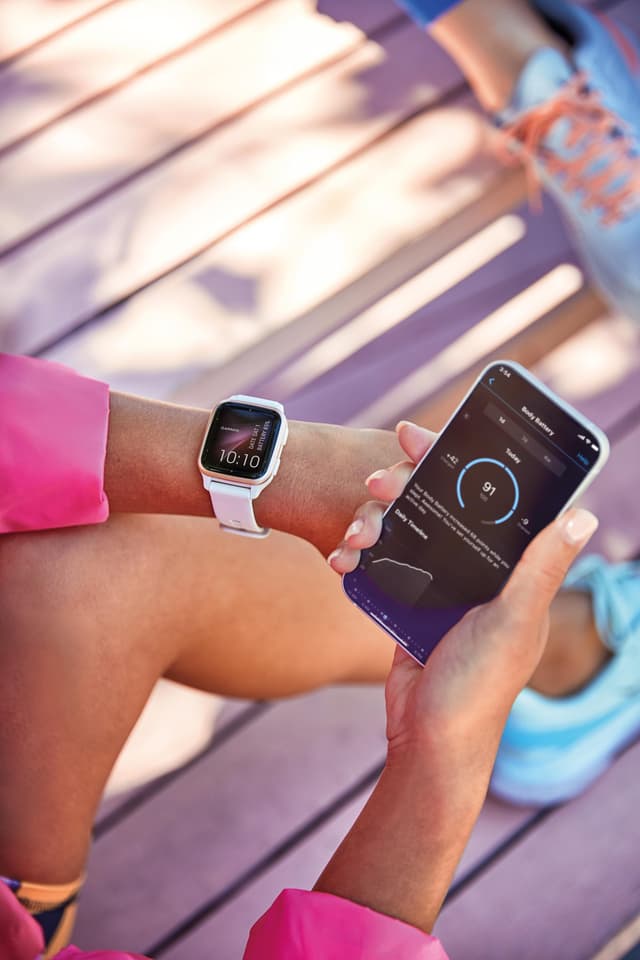 Garmin Connect -sovellus ja Venu Sq2 -urheilukello
