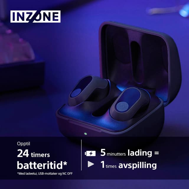 Sony INZONE Buds and battery life specs