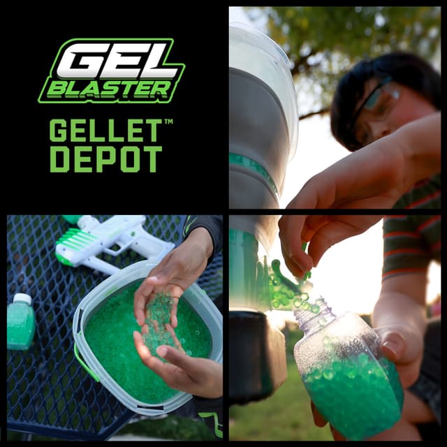 Gel Blaster Gellet Depot Clear samling af billeder