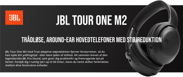 JBL Tour One M2 trådløse hovedtelefoner med støjreduktion