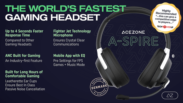 ACEZONE - A-Spire headset - Fakta