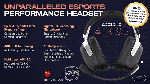 ACEZONE - A-Rise headset - Fact sheet