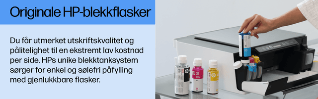 Original HP-blekkflasker