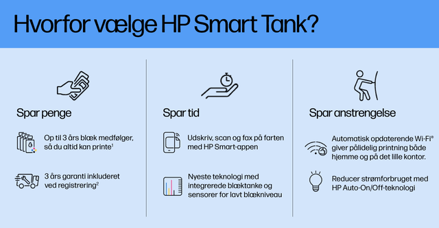 Why choose HP Smart Tank