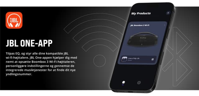 JBL Boombox 3 Wifi og JBL One App