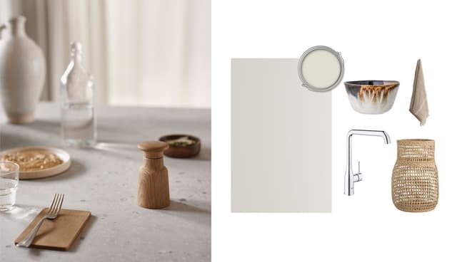 Epoq - Täydellinen keittiö - Mood board - lämmin valkoinen