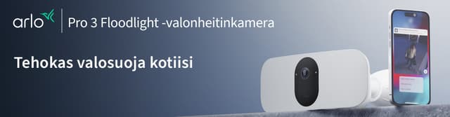 Arlo Pro 3 Floodlight -valonheitinkamera: tehokas valosuoja kotiisi