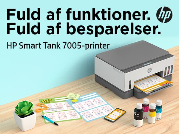 HP Smart Tank 7005 printer - Fuld af funktioner. Fuld af besparelser.