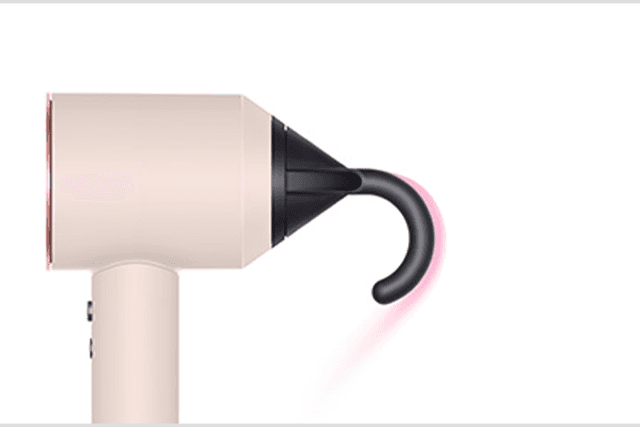Dyson Supersonic hairdryer with a flyaway attachment